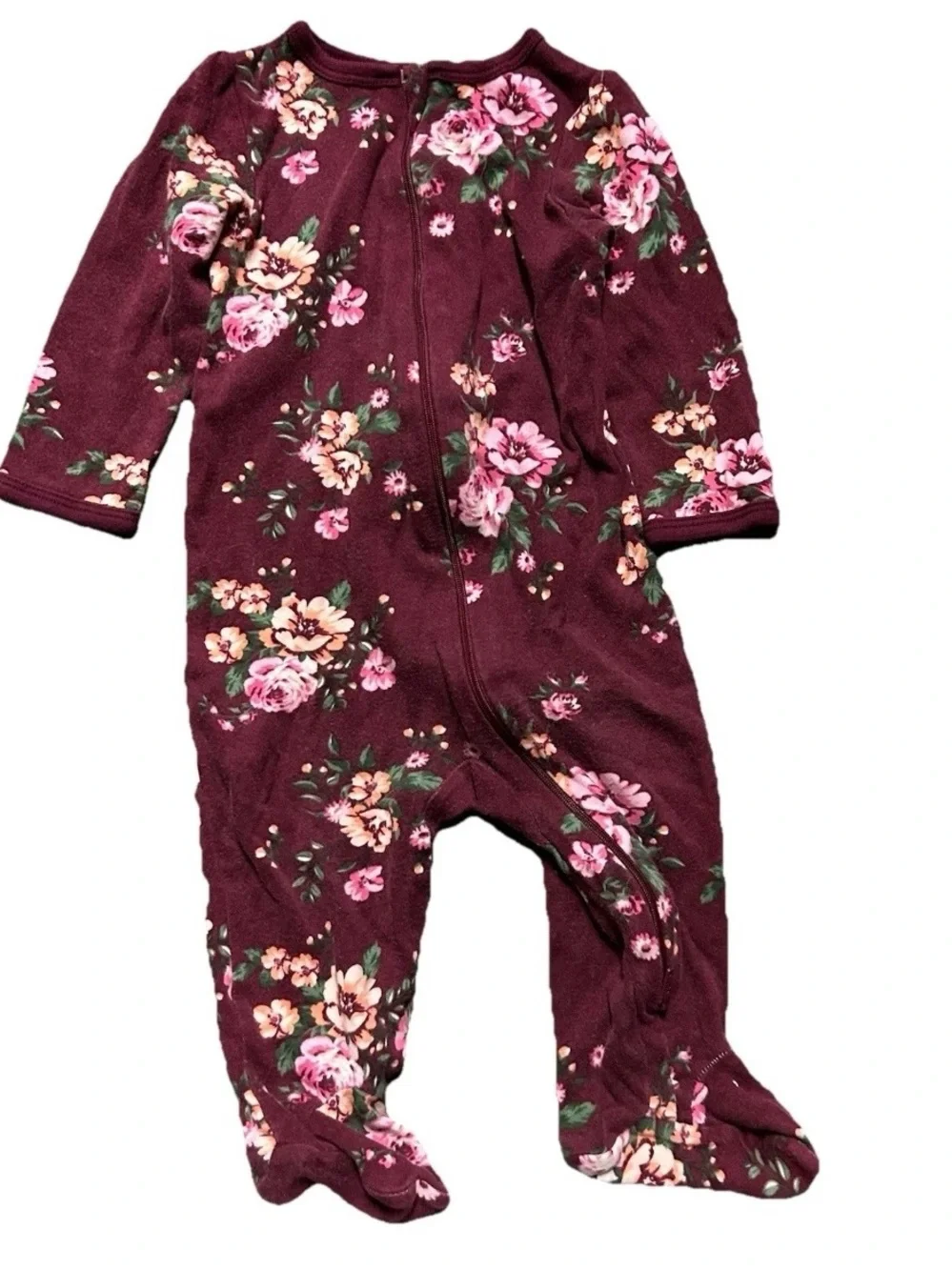 Baby Girl Clothing Pink Yellow Little Sister Pigs Chicken Floral Size 6-9 Months